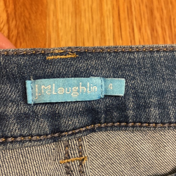 J. McLaughlin jayce high rise jean patchwork, size 4 - Picture 2 of 5